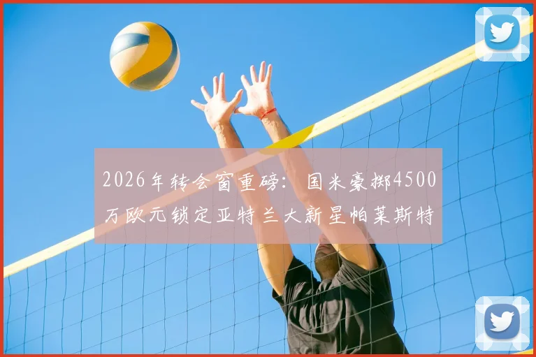 2026年转会窗重磅:国米豪掷4500万欧元锁定亚特兰大新星帕莱斯特拉,这笔交易究竟值不值?