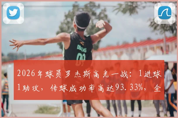 2026年球员罗杰斯高光一战：1进球1助攻，传球成功率高达93.33%，全面表现解析